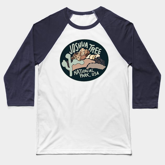 Joshua Tree Baseball T-Shirt by unclelindsey
